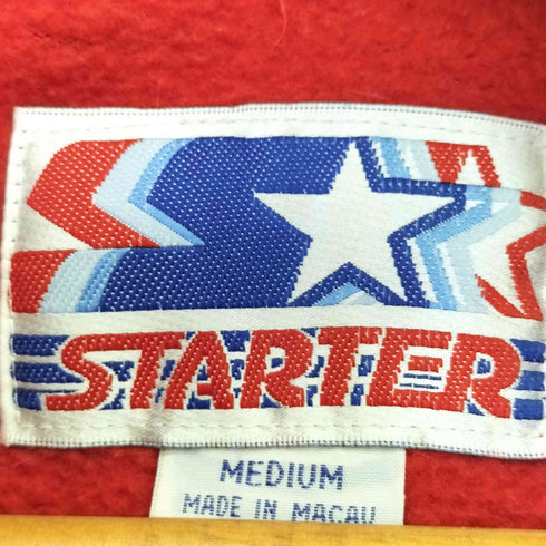 スターター STARTER 90s NFL チームロゴワッペン クロップド ジップパーカー 短丈 メンズ import:M