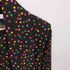 イヴサンローラン Yves Saint Laurent ウエストギャザー ドット柄 ウール ニット ワンピース レディース import:M