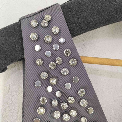 エイチアンドエム H&M スタッズ付き Vネックワンピース レディース import:XS