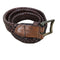 ブルックスブラザーズ BROOKS BROTHERS Made in Italy Genuine Leather Braided Belt イタリア製 本革 レザー イントレチャート 編み込み メッシュ ベルト メンズ 34