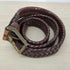 ブルックスブラザーズ BROOKS BROTHERS Made in Italy Genuine Leather Braided Belt イタリア製 本革 レザー イントレチャート 編み込み メッシュ ベルト メンズ 34