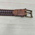 ブルックスブラザーズ BROOKS BROTHERS Made in Italy Genuine Leather Braided Belt イタリア製 本革 レザー イントレチャート 編み込み メッシュ ベルト メンズ 34