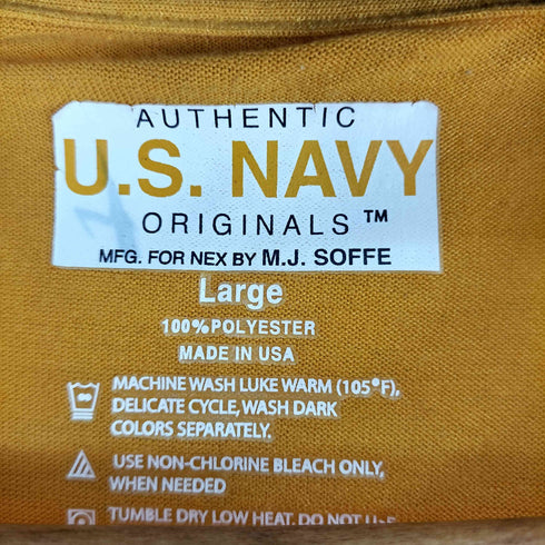 ユーエスネイビー U.S.NAVY 両面プリント S/S Tシャツ メンズ import:L