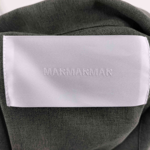 マーマーマー MARMARMAR 比翼ボタン マルチポケット L/S ミリタリー シャツ レディース