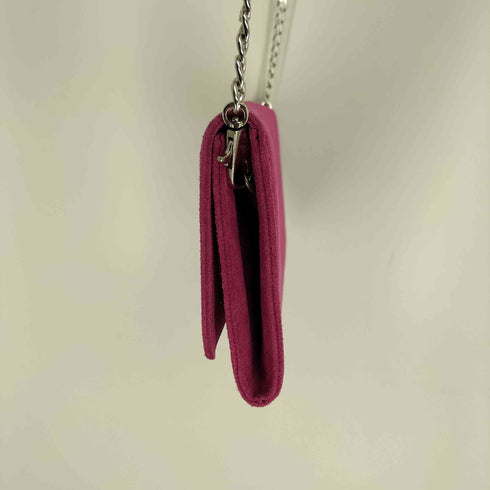 マリナリナルディ marina rinaldi イタリア製 2WAY ターンロック スウェード ショルダー バッグ クラッチバッグ レディース