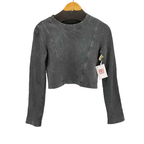ザラ ZARA ウォッシュ加工 ショート丈 スウェット Y2K レディース import:S