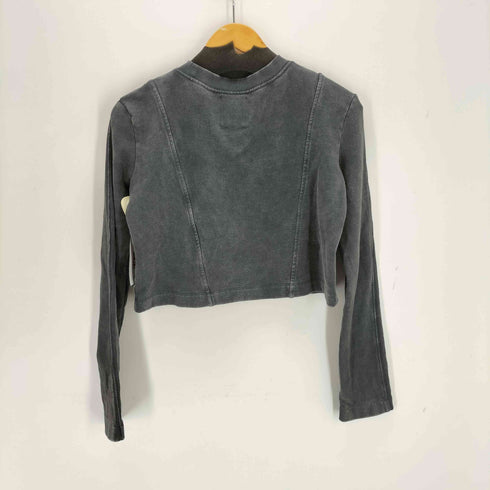 ザラ ZARA ウォッシュ加工 ショート丈 スウェット Y2K レディース import:S