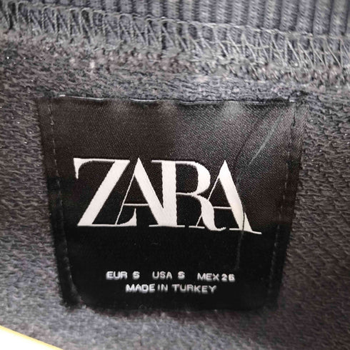 ザラ ZARA ウォッシュ加工 ショート丈 スウェット Y2K レディース import:S