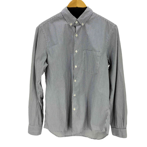 スティーブンアラン Steven Alan USA製 ボタンダウンストライプシャツ メンズ import:S