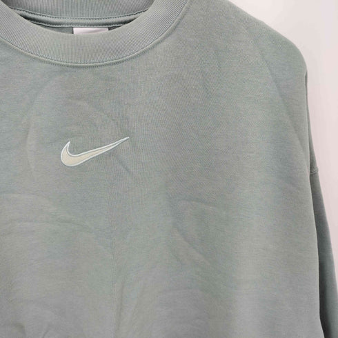 ナイキ NIKE W FLC OS CRW 1MSC ロゴ刺繍 裏起毛 クルーネックスウェット メンズ import:S