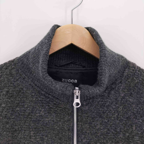 ズッカ ZUCCa ハイネック ジップアップ ロング ニット レディース JPN:M