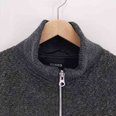ズッカ ZUCCa ハイネック ジップアップ ロング ニット レディース JPN:M