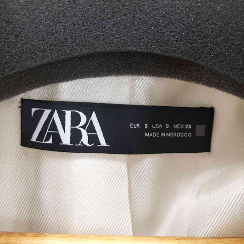 ザラ ZARA ツイード ダブルブレスト ジャケット レディース import:S