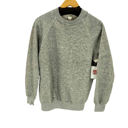 スポーツウエア Sportswear 70-80s USA製 アクリル混 ラグランスウェット 霜降り メンズ import:L