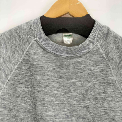 スポーツウエア Sportswear 70-80s USA製 アクリル混 ラグランスウェット 霜降り メンズ import:L