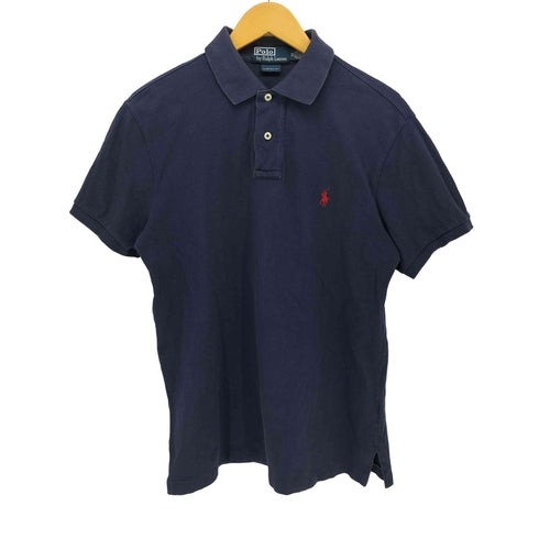 ポロバイラルフローレン Polo by RALPH LAUREN CUSTOM FITポニー刺繍 S/S ポロシャツ メンズ import:M