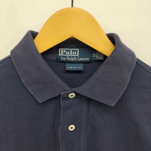 ポロバイラルフローレン Polo by RALPH LAUREN CUSTOM FITポニー刺繍 S/S ポロシャツ メンズ import:M