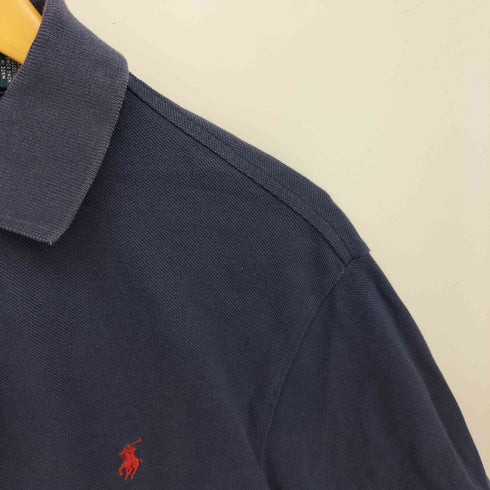 ポロバイラルフローレン Polo by RALPH LAUREN CUSTOM FITポニー刺繍 S/S ポロシャツ メンズ import:M