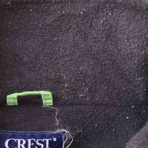 CREST 企業ロゴ スタンドカラージャケット メンズ M
