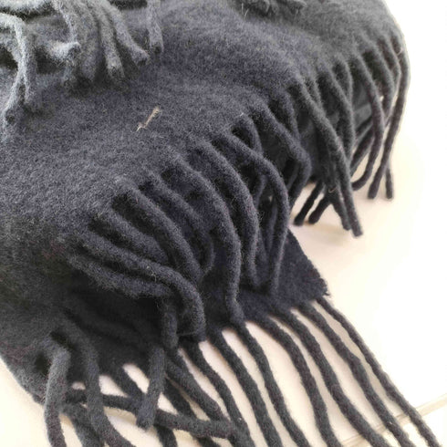 バーバリーズ BURBERRYS 英国製 ロゴ刺繍 LAMBSWOOL マフラー メンズ