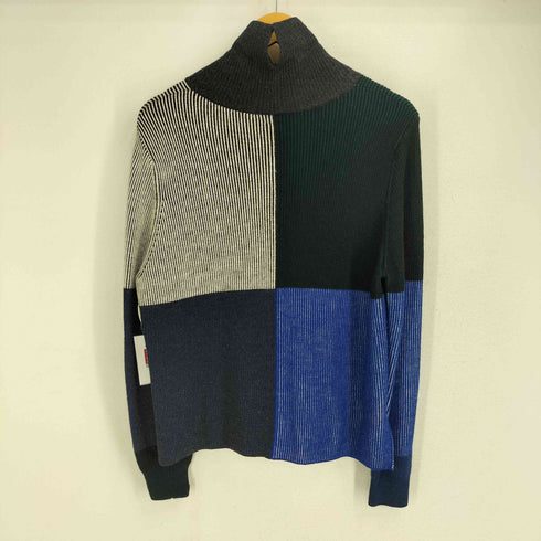 ピーエスポールスミス PS Paul Smith 切替 ハイネック ニット レディース