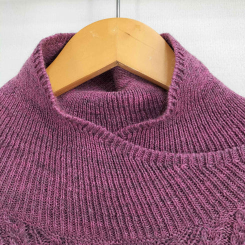 klyn yoshiki ハイネック ケーブルニット レディース