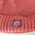 メゾンキツネ MAISON KITSUNE FOX HEAD PATCH RIBBED BEANIE メンズ