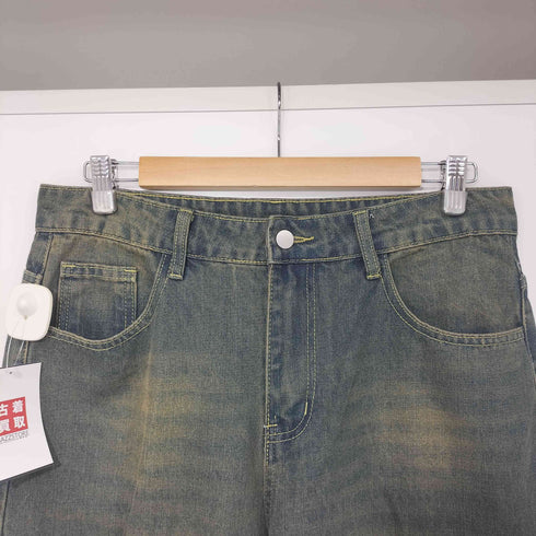 Y2K ウォッシュド ワイド バギーデニムパンツ メンズ JPN:M