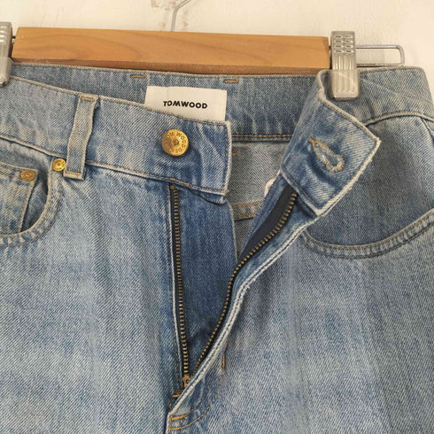 トムウッド TOMWOOD ワイドフレアデニムパンツ メンズ