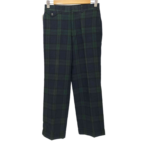 ジェイプレス J.PRESS ブラックウォッチ リネンスラックス メンズ 74