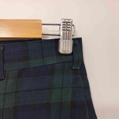 ジェイプレス J.PRESS ブラックウォッチ リネンスラックス メンズ 74