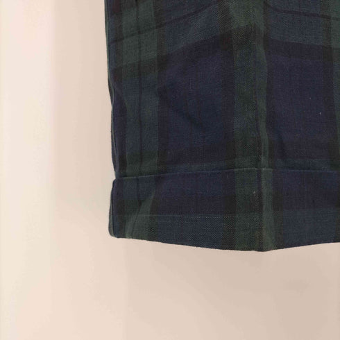 ジェイプレス J.PRESS ブラックウォッチ リネンスラックス メンズ 74