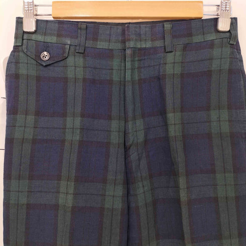 ジェイプレス J.PRESS ブラックウォッチ リネンスラックス メンズ 74