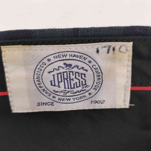 ジェイプレス J.PRESS ブラックウォッチ リネンスラックス メンズ 74