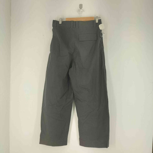 スタジオニコルソン STUDIO NICHOLSON YALE POWDER COTTON DOUBLE PLEAT VOLUME PANTS メンズ JPN:S