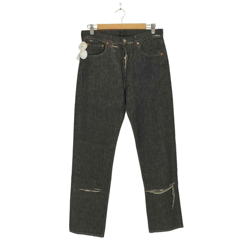 リーバイス Levis 00S ボタン裏359 501先染めジップフライ ブラックデニムパンツ メンズ W34L34