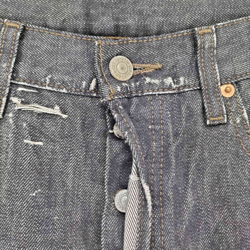 リーバイス Levis 00S ボタン裏359 501先染めジップフライ ブラックデニムパンツ メンズ W34L34