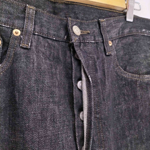 リーバイス Levis 00S ボタン裏359 501先染めジップフライ ブラックデニムパンツ メンズ W34L34