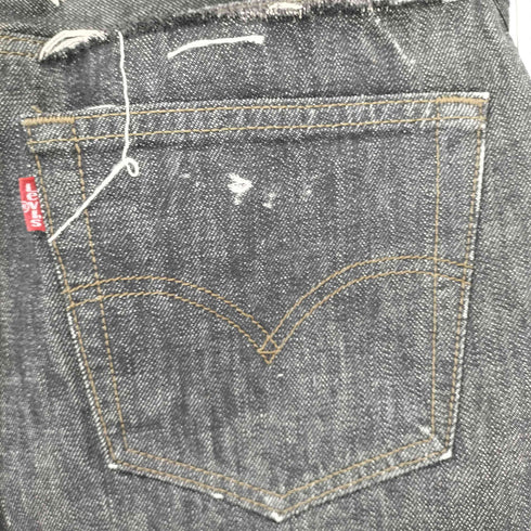 リーバイス Levis 00S ボタン裏359 501先染めジップフライ ブラックデニムパンツ メンズ W34L34