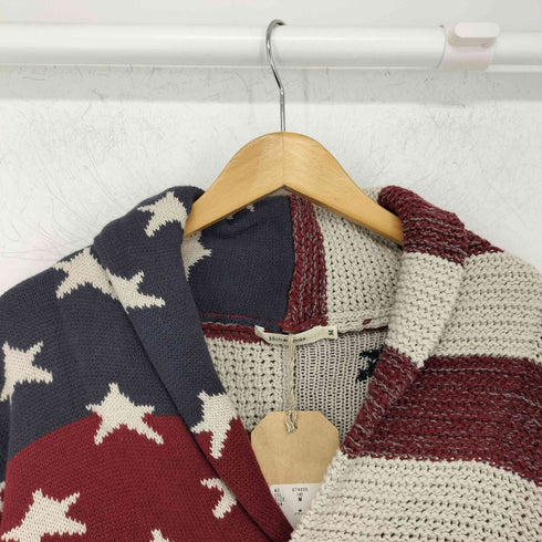 hub&spoke 星条旗 ロングニット メンズ JPN:M