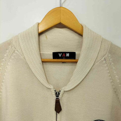 ヴァンヂャケット VAN JAC ショールカラージップアップカーディガン メンズ JPN:L