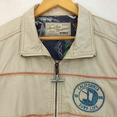 アヴィレックス AVIREX クラシック カスタム ミリタリー ピーチジャケット メンズ import:L
