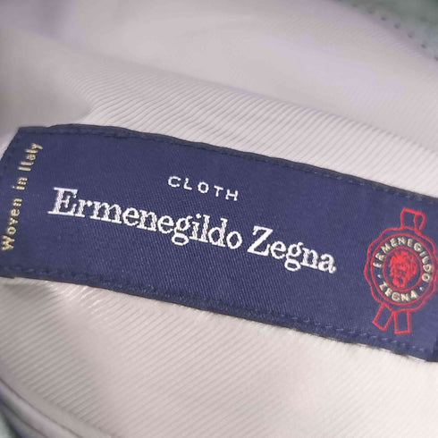 エルメネジルドゼニア Ermenegildo Zegna シルク混 ウールリネン 2Bテーラードジャケット メンズ