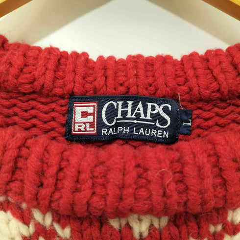 チャップスラルフローレン CHAPS RALPH LAUREN ノルディック柄 クルーネックセーター メンズ JPN:L
