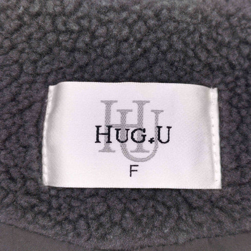hug.u ボアロングコート レディース