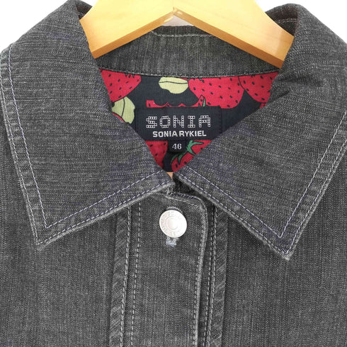 ソニアリキエル SONIA RYKIEL ブラックデニム カバーオール レディース EUR:46