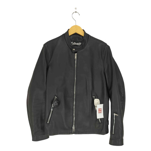 ショット Schott 17AW LEATHER RIDERS JACKET シープスキン シングルライダースジャケット メンズ import:S