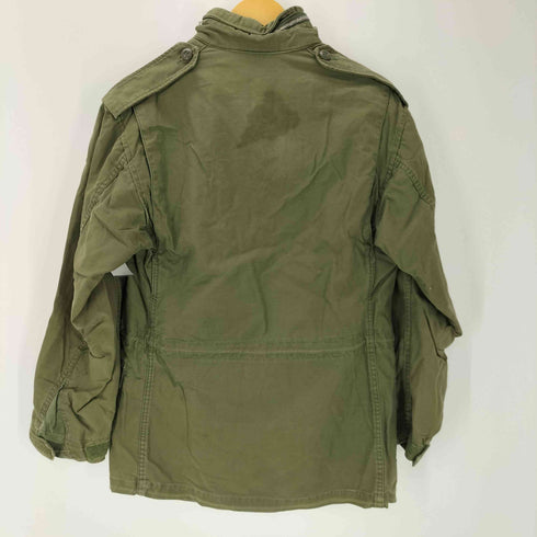 ユーエスアーミー U.S. ARMY 60S M-65 NYLON COTTON SAEEN FIELD JACKET ナイロン コットン サテン ミリタリー フィールド ジャケット アルミジップ 1967年製 メンズ SHORT SMALL