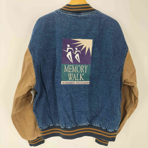 ダンブルック Dunbrooke 90S MEMORY WALK バック 刺繍 デニム 切替 ブルゾン ジャケット メンズ import:L