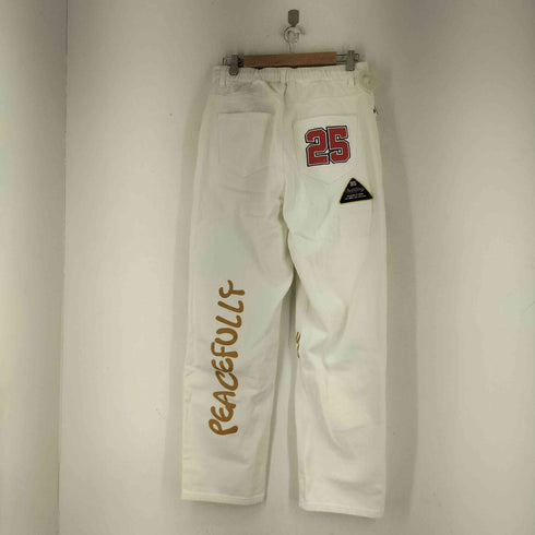 ジャングルストーム JUNGLE STORM マルチ ワッペンデコレーションワイドパンツ メンズ M